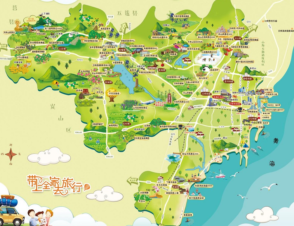 北大镇景区使用手绘地图给景区能带来什么好处？